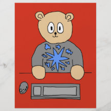 Videospiel-Spieler-Bär Flyerdesign
