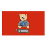 Videospiel-Spieler-Bär Visitenkartenvorlagen