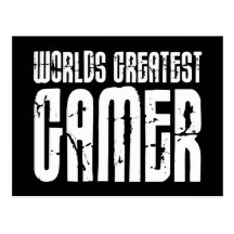 Videospiele Spiel u. Gamersweltbester Gamer Postkarte
