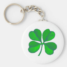 vierblättriges Kleeblatt shamrock Schlüsselband