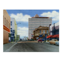 Viertes St., Albuquerque Nanometer Vintag Postkarten