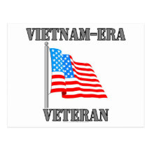Vietnam-Ära Veteran Postkarte