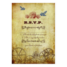 Viktorianische Steampunk Hochzeit UAWG Karte Visitenkarten Vorlage