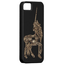 Viktorianischer Goldstift blühte KalligraphieUnico iPhone 5 Schutzhüllen