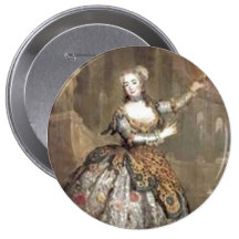 Viktorianischer Tänzer Anstecknadelbutton
