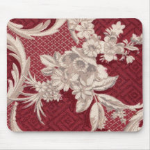 Viktorianisches rotes Mousepad