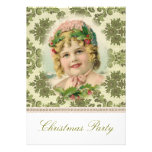 Viktorianisches WeihnachtsParty Individuelle Ankündigskarten