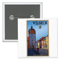 Vilseck - Turm Anstecknadelbuttons