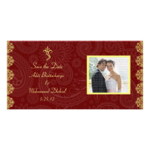 Vinayaka, das Save the Date Foto-Karten Wedding is Photo Karten Vorlage