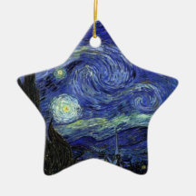 Vincent van Gogh, sternenklare Nacht Weihnachtsornament