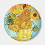 Vincent van Gogh - Vase mit 12 Sonnenblumen Kühlschrankmagnete