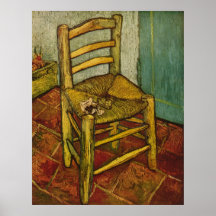 Vincent van Goghs "Van Gogh Stuhl" (1889) Posterdrucke