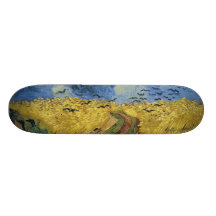 Vincent van Goghs Weizen-Feld mit Krähen (1890) Skateboardbretter