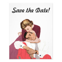 Vintag Save the Date! Einladung