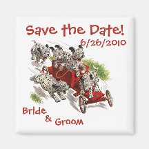 Vintag Save the Date! Magnete