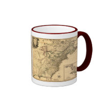 Vintage 1777 amerikanische Kolonien-Karte durch Ph Teetasse