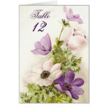 Vintage Anemone Karte