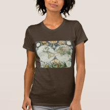 Vintage antike alte Weltkarte durch PieterGoos, 16 Tshirts