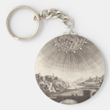 Vintage Astronomie, himmlischer Himmel, Sun durch  Schlüsselanhänger