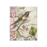 Vintage ausgedehnte Leinwand des Kolibris… Galerie Faltleinwand