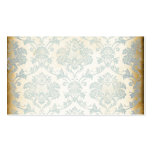 Vintage Blue Damask visitenkarten
