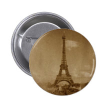 vintage button Paris