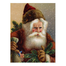 Vintage Deutsch-Sankt-Postkarte