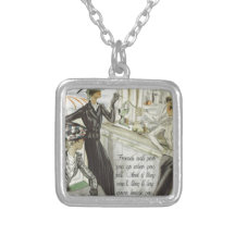 Vintage Fashion Advert:  Friendship Pendants