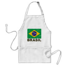 Vintage Flagge Brasiliens Schürzen
