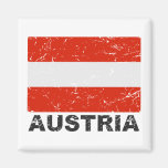 Vintage Flagge Österreichs Kühlschrankmagnete
