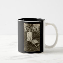 Vintage Foto-Becher Kaffee Tassen
