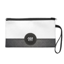 Vintage grey with monogram