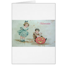 Vintage Halloween-Gruß-Karten-Klassiker-Plakate