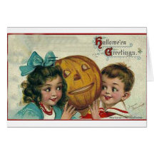 Vintage Halloween-Gruß-Karten-Klassiker-Plakate