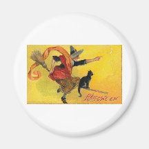 Vintage Halloween-Gruß-Karten-Klassiker-Plakate Kühlschrankmagnet