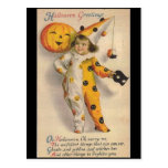 Vintage Halloween-Postkarte