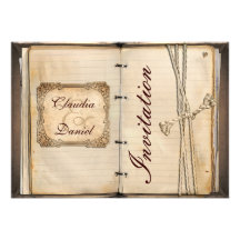 Vintage Hochzeit Einladungskarten