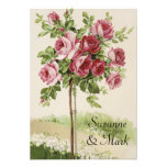 Vintage Hochzeit UAWG Karten Personalisierte Ankündigungskarte