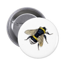 Vintage Hummel-Biene Buttons
