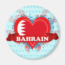Vintage i-Liebe Bahrain Magnete