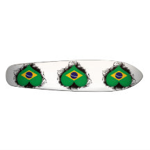Vintage i-Liebe Brasilien Skateboardbretter
