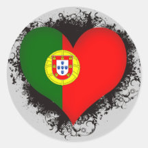 Vintage i-Liebe Portugal Sticker