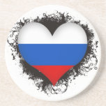 Vintage i-Liebe Russland Untersetzer
