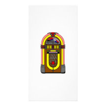 Vintage Jukebox Personalized Photo Card