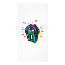 Vintage Jukebox Photo Greeting Card