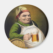 Vintage Lager-Bier Anzeige Magnete