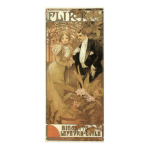 Vintage Liebe Romance, Kunst Nouveau, Alphonse Muc Ankündigung