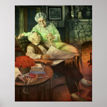 Vintage Liebe und Romance; Romantische Großeltern Plakatdrucke