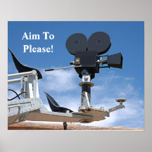 Vintage Movie Camera Print