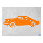 Vintage Orange Chryslers Postkarten